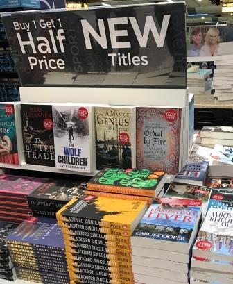 Picture Of Carol Cooper Novel In Airport Store Display