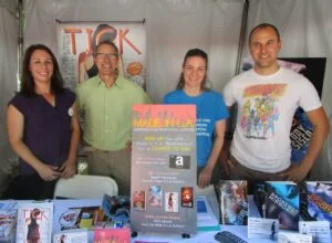 Photo of them at a trade stall