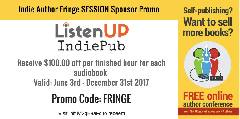 ListenUp IndiePub IAF promo card