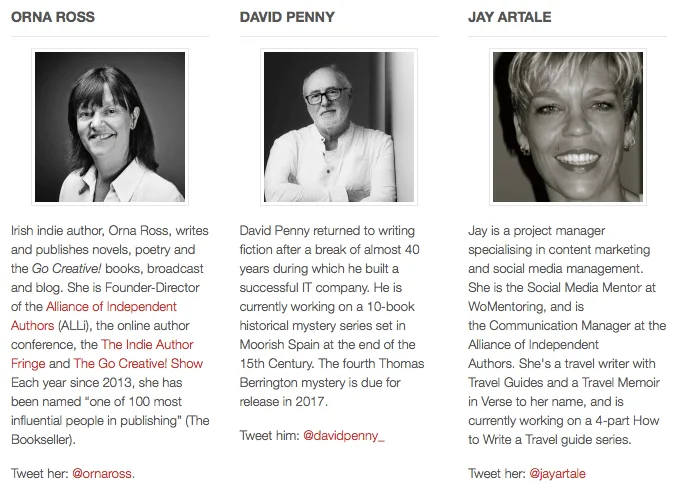 Indie Author Fringe Organizers