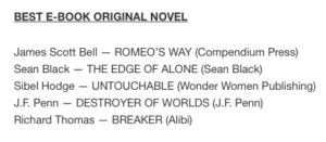 Joanna Penn ITW awards