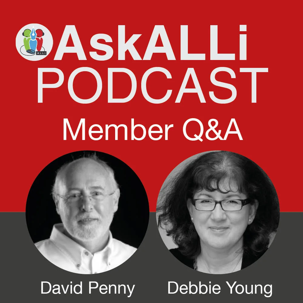 AskALLi Podcast Member Q&A Logo