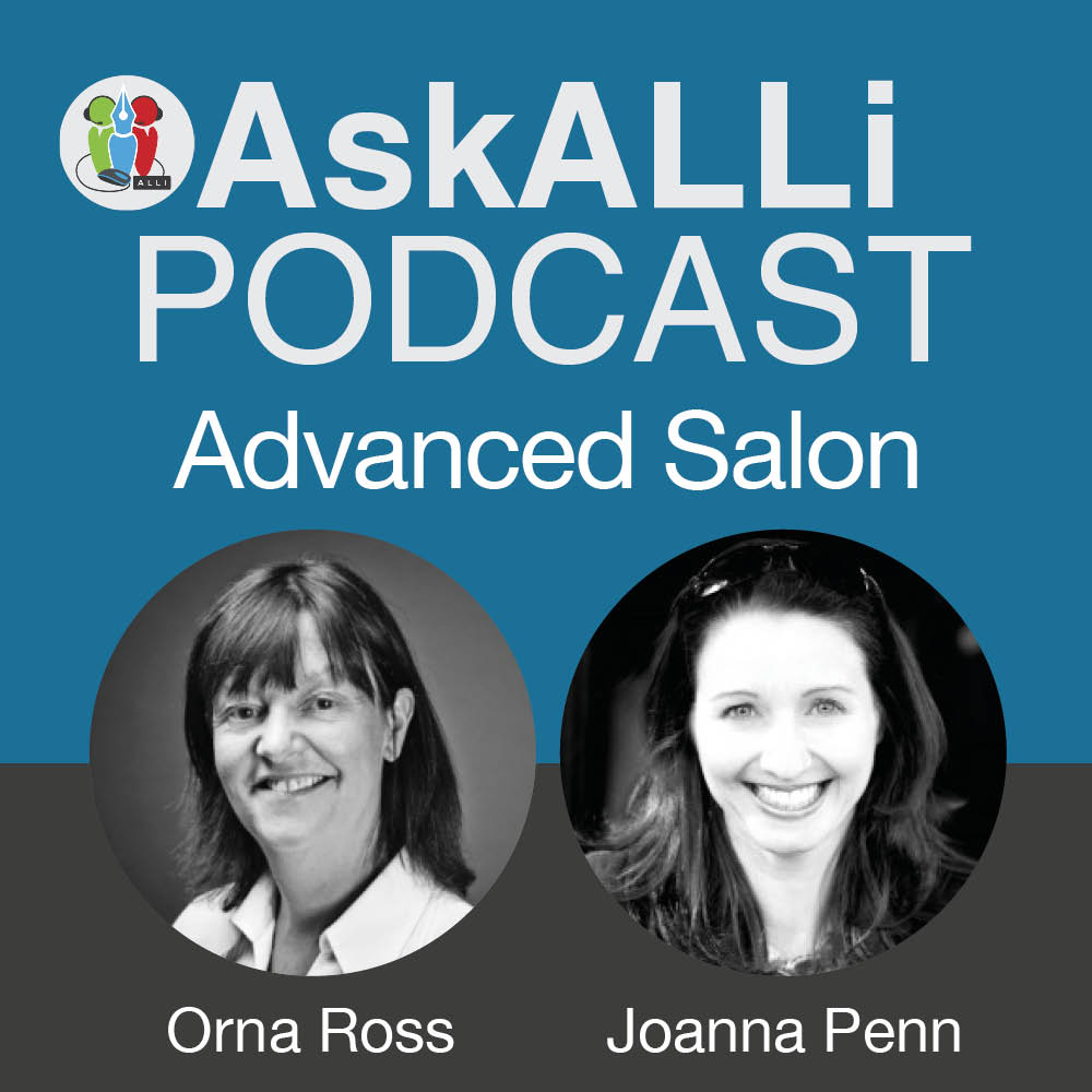 Advanced Self-Publishing Salon With Orna Ross & Joanna Penn July 2017