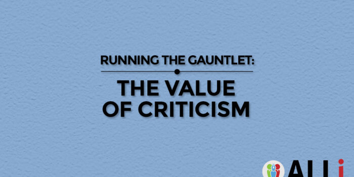 the value of criticism