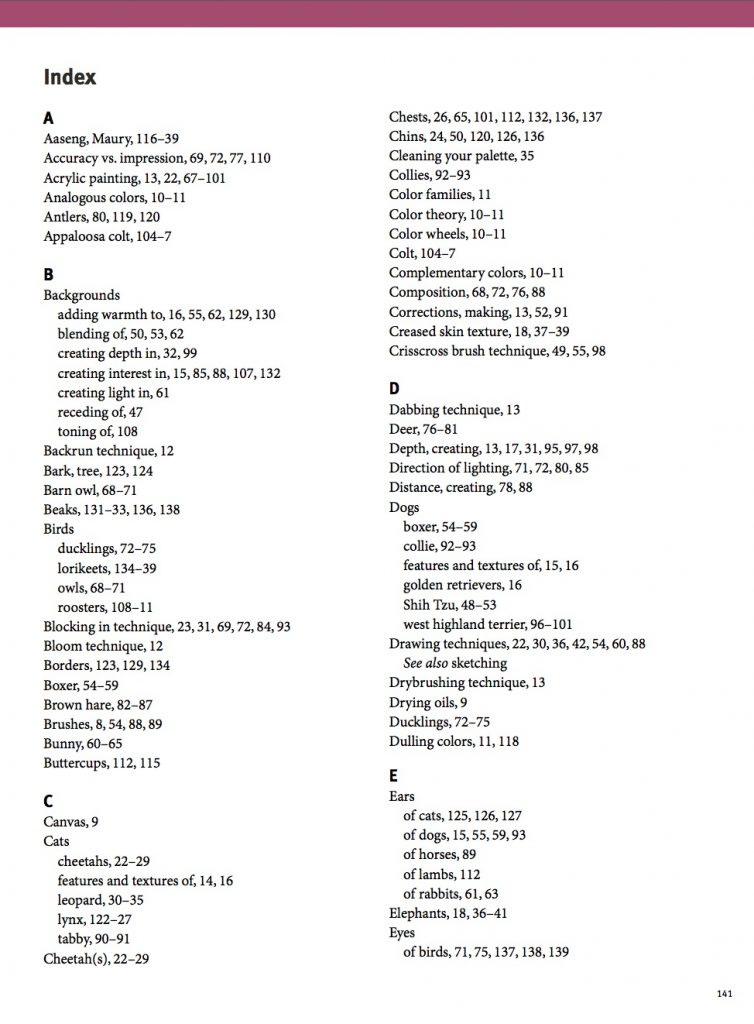 Index Example In A Book at Gloria Pennell blog