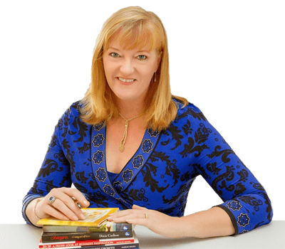 Photo of Dixie Maria Carlton with books