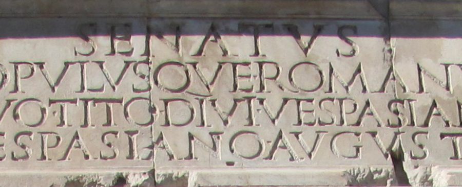 Photo Of Latin Inscription
