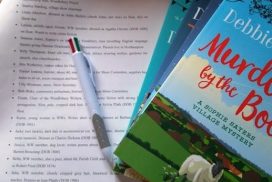 photo of a set of books and a style sheet