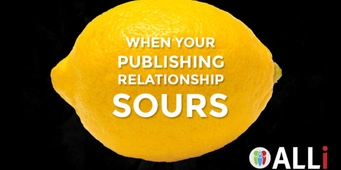 What do you do when your relationship with a publisher sours?