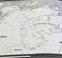 image of printed endpapers in an offset litho produced book