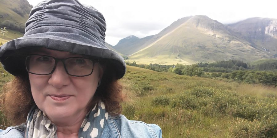 Photo Of Debbie Young At Glencoe Where She Went To Take A Break