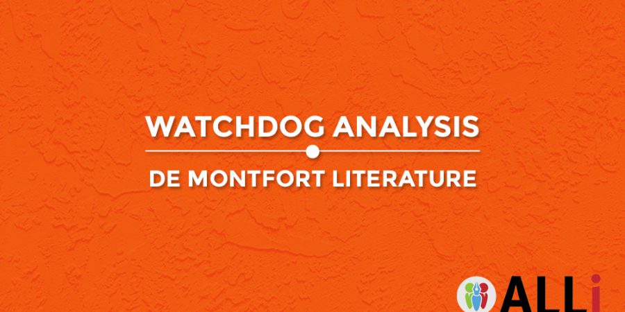 Watchdog Analysis: De Montfort Literature