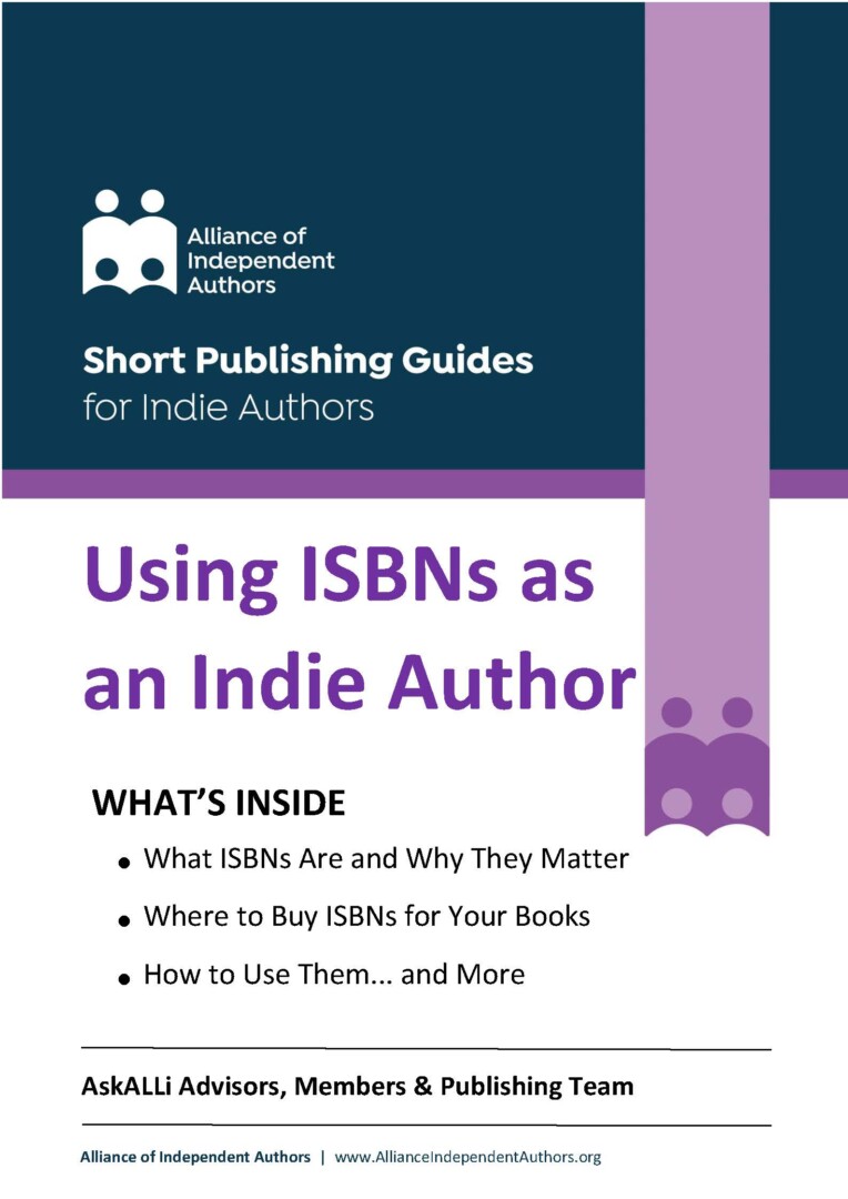 Using ISBNs As An Indie Author
