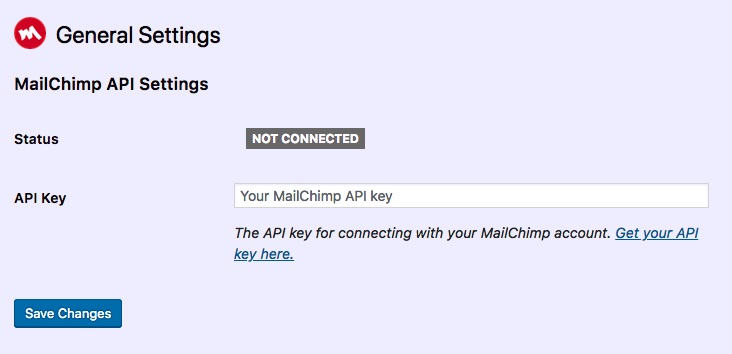 mailing list signups settings