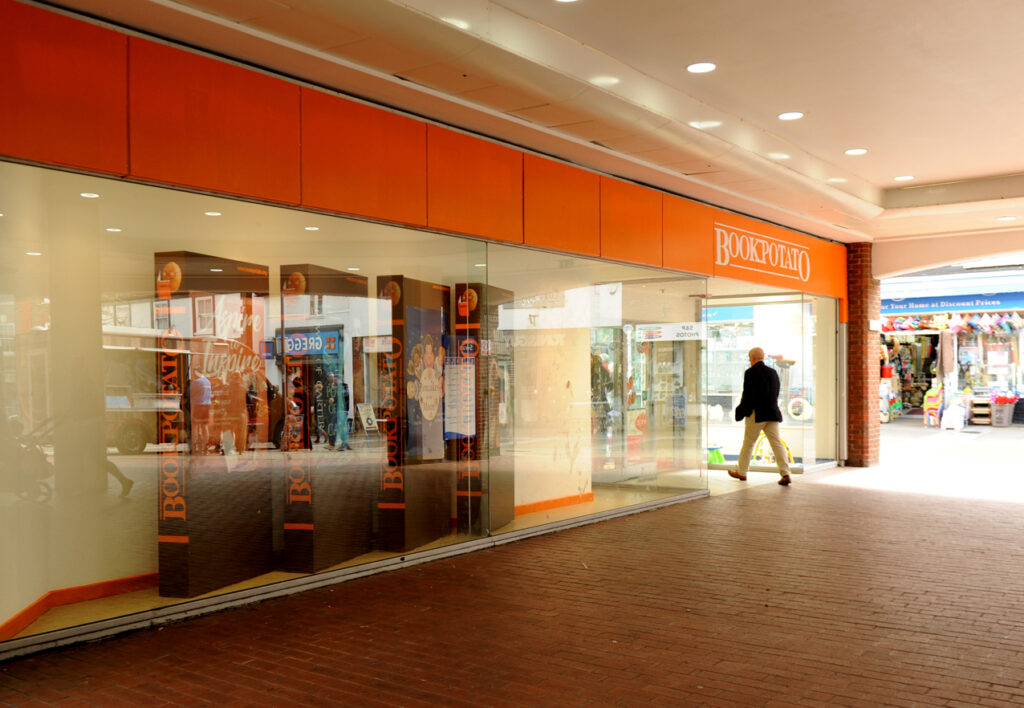 bookstore frontage of Book Potato