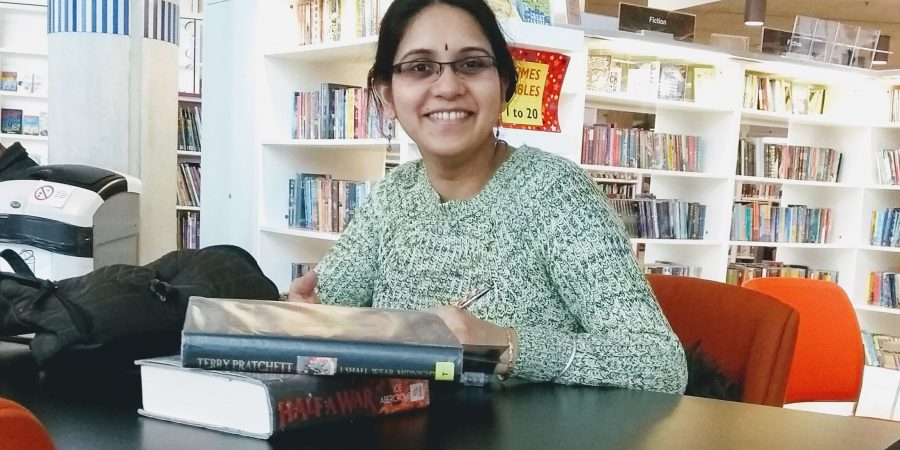 Photo Of Saiswaroopa At A Booksigning