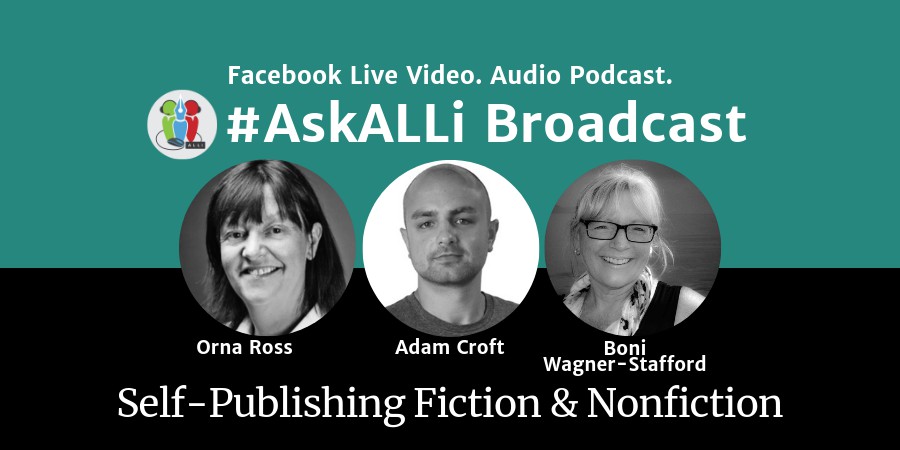 Book Blurbs, Book Hooks! #AskALLi Self-Publishing Fiction And Nonfiction Salon With Orna Ross, Boni Wagner-Stafford, And Adam Croft