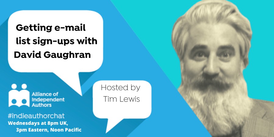 TwitterChat: Getting E-mail List Sign-ups With David Gaughran
