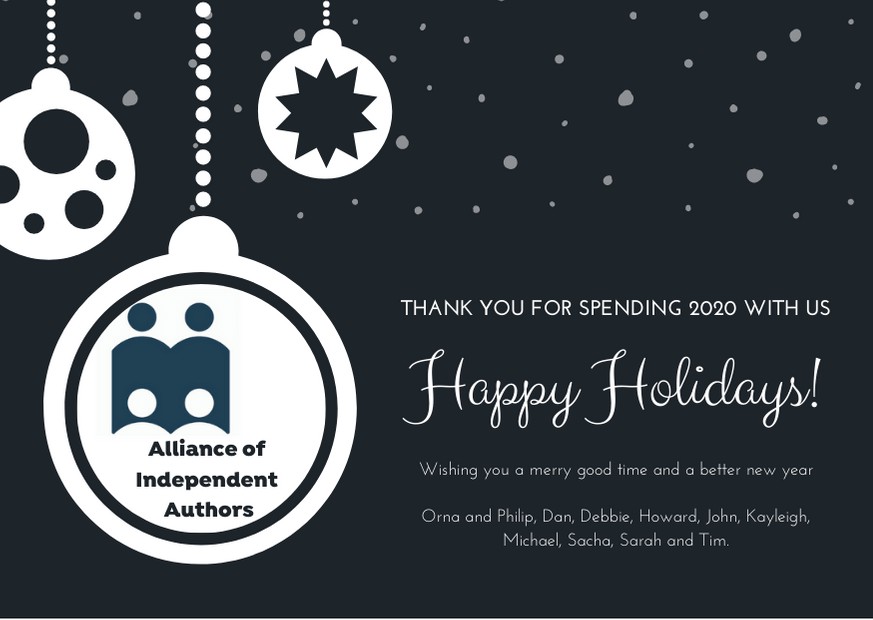 Happy Holidays From All At The Alliance Of Independent Authors