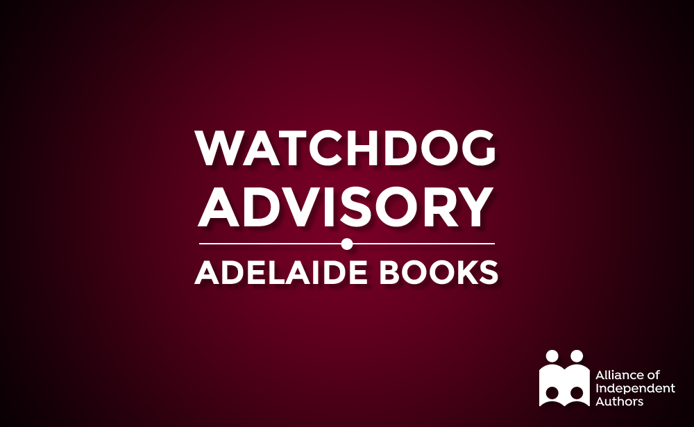 Watchdog Advisory For Adelaide Books