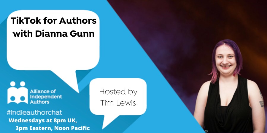 TwitterChat: TikTok For Authors With Dianna Gunn