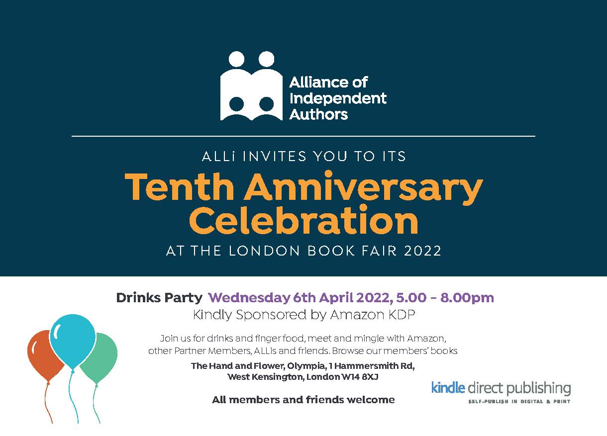 Invitation to ALLi 10th Anniversary Celebration