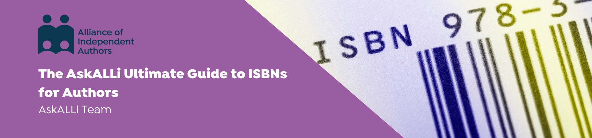 The AskALLi Ultimate Guide To ISBNs For Authors