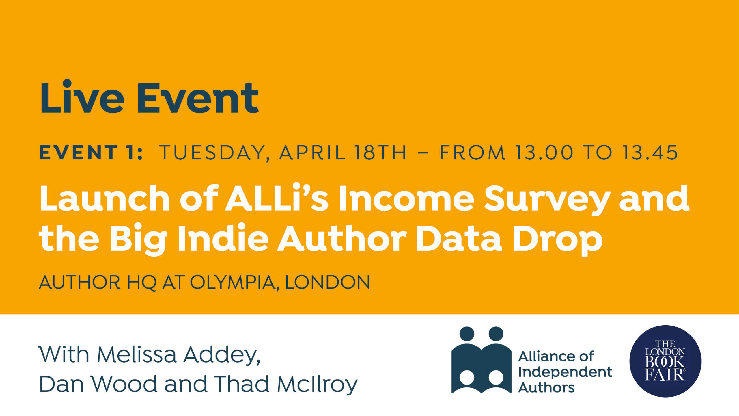 LIVE: Findings From ALLi’s Independent Author Income Survey