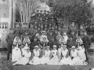 Vintage photo of Isabella in nursing days