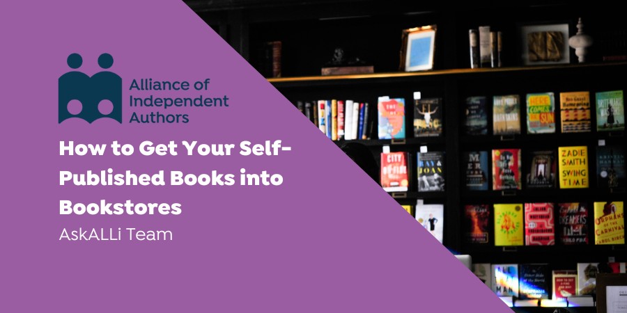 How To Sell Your Books In Bookstores With Image Of A Bookstore Shelf