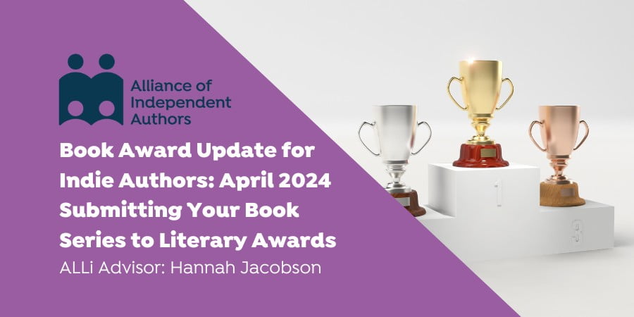 Book Award Update: April 2024 - Submitting a Series
