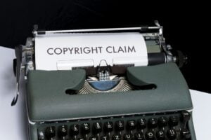 Copyright Claim on typewriter