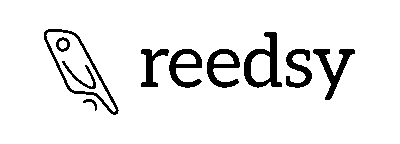 Logo Of Reedsy Featuring A Stylised Bird And The Word "reedsy" In A Modern Font.
