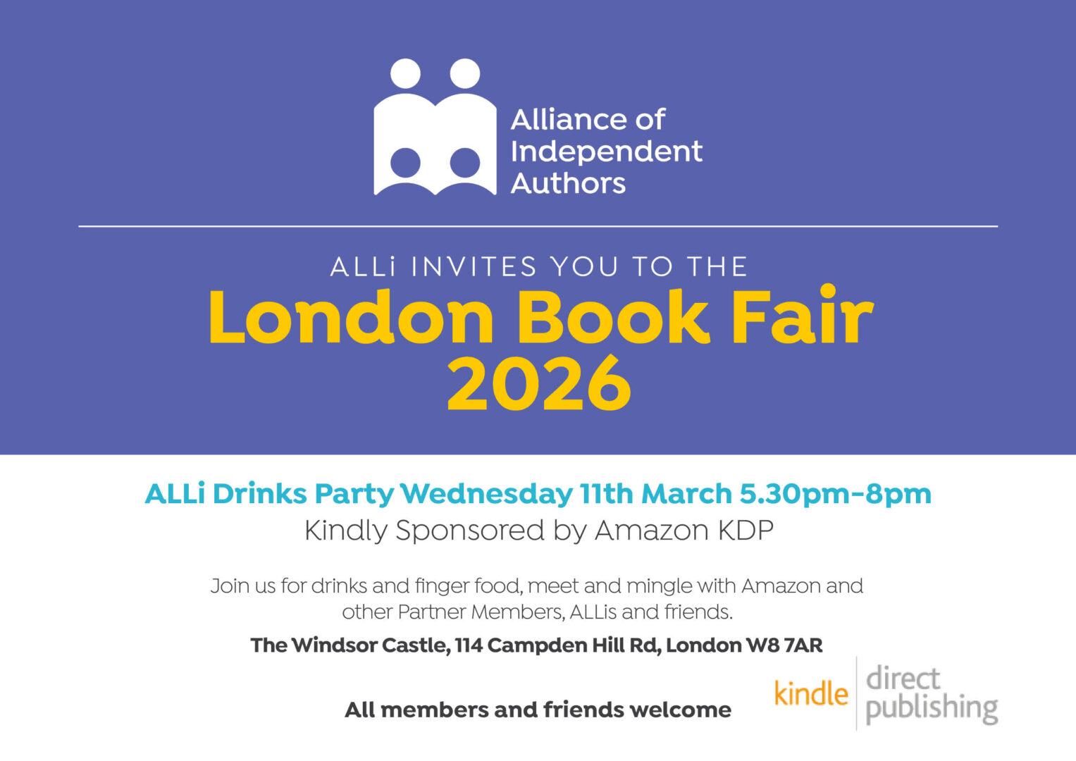 Meet ALLi At The London Book Fair 2026: Panels, Author Talks, And Drinks Party